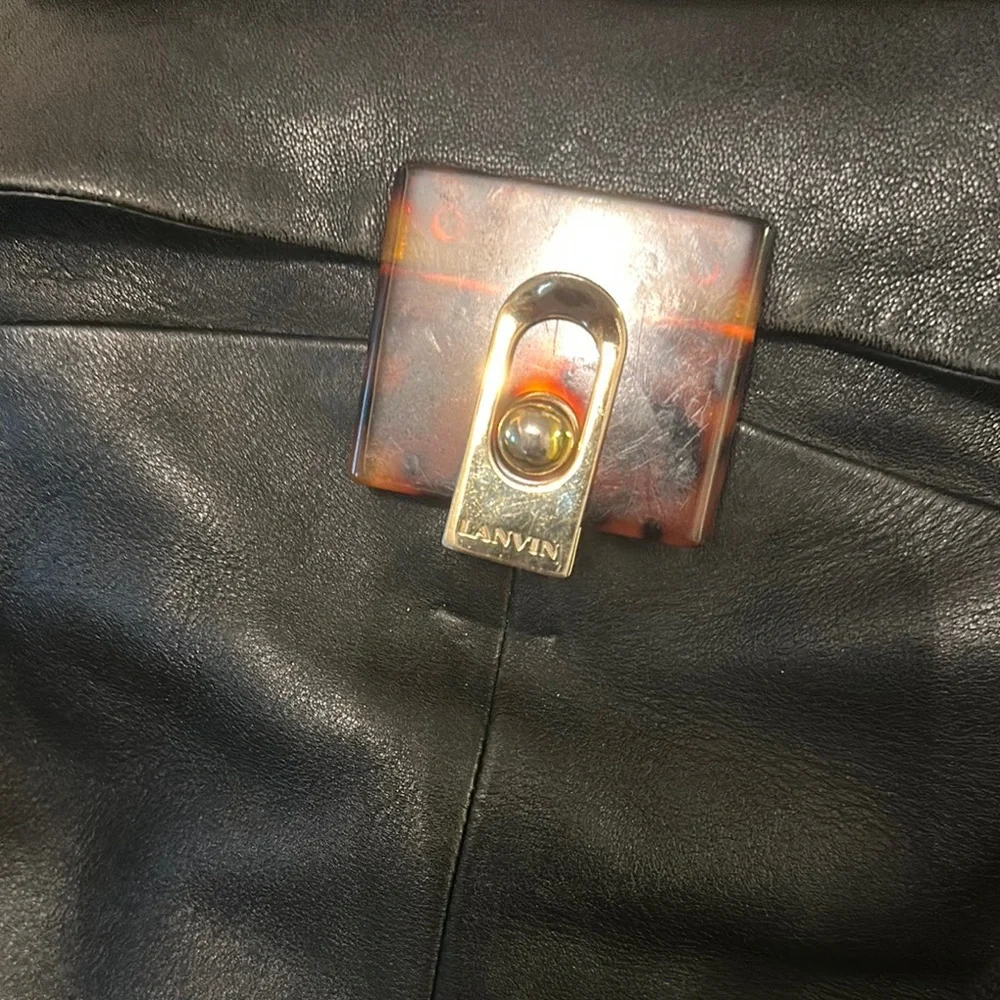 Lanvin Black Leather Bag